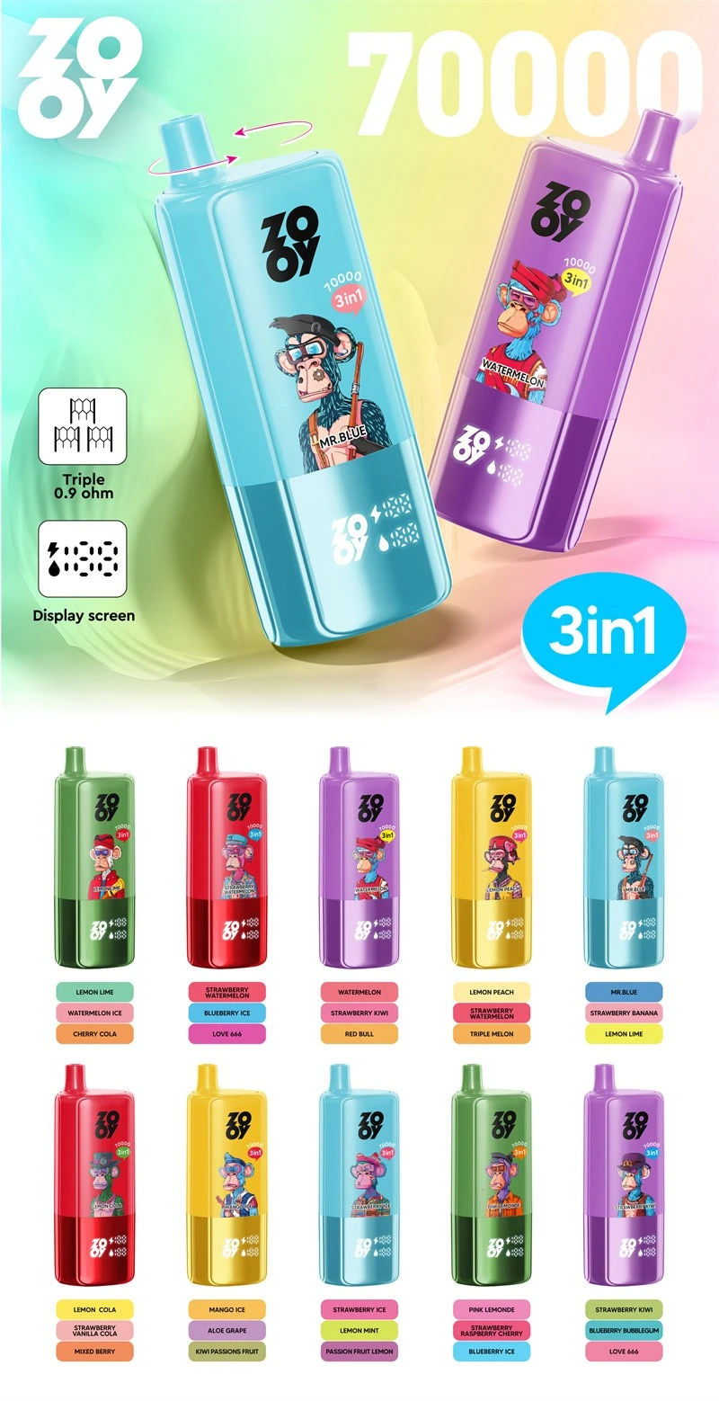 Zooy Triple 70000 3IN1 Flavors Zooy Triple 70000 3IN1 Flavors